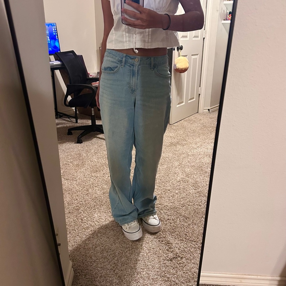 Old Navy Light Blue Straight Jeans